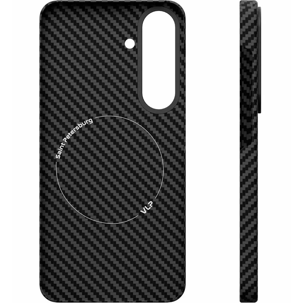 Чехол для телефона VLP Kevlar Case MagSafe for Samsung S25 Black