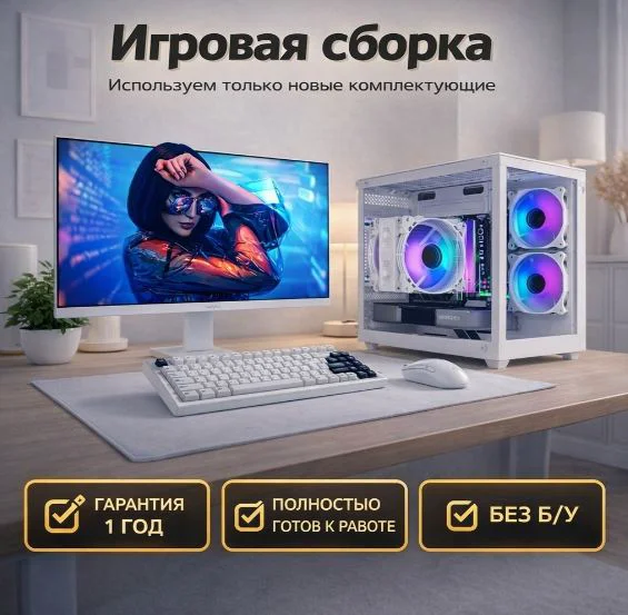 ITBRO R5 7500F / RTX 5060 8 Гб / 32 Гб / SSD 1000 Гб / Win 11 Pro
