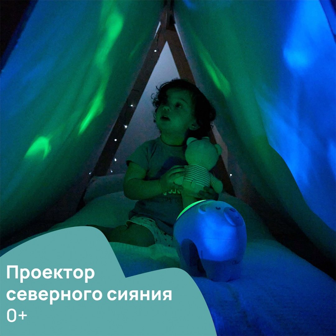 Chicco ночник Полярный мишка, пластик купить,NaN