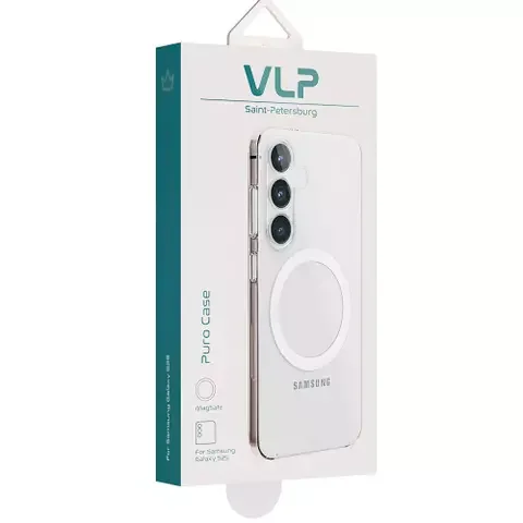 Чехол для телефона VLP Puro Case MagSafe for Samsung S25 Plus Transparent