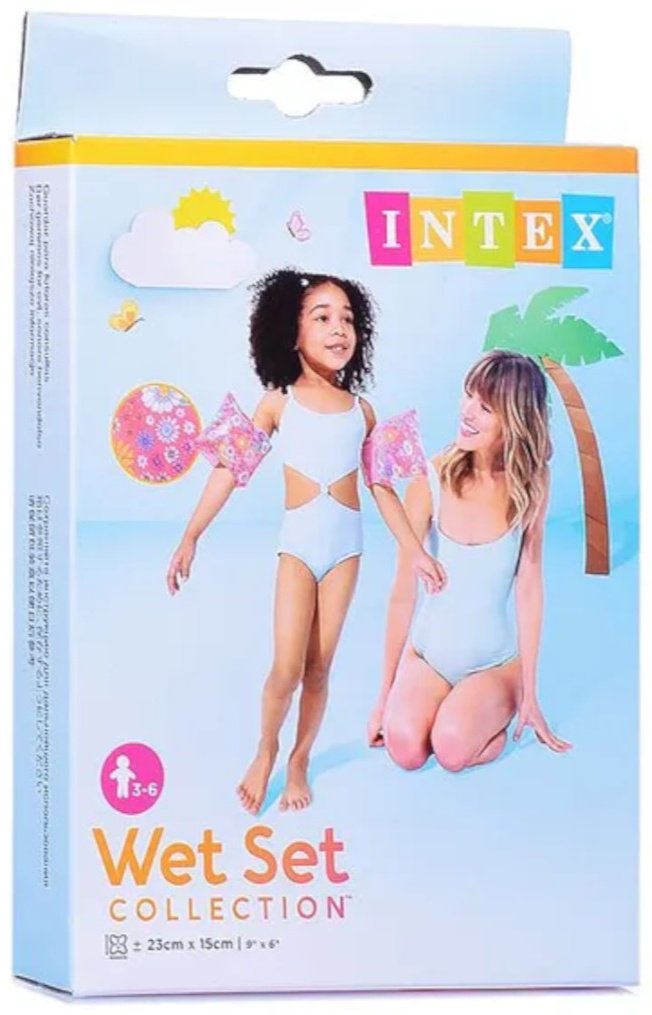 Intex нарукавники 56669EU розовый купить,0