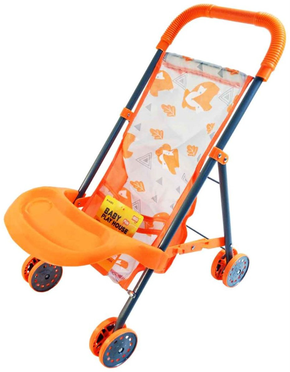 Коляска Baby Play House оранжевый купить,NaN