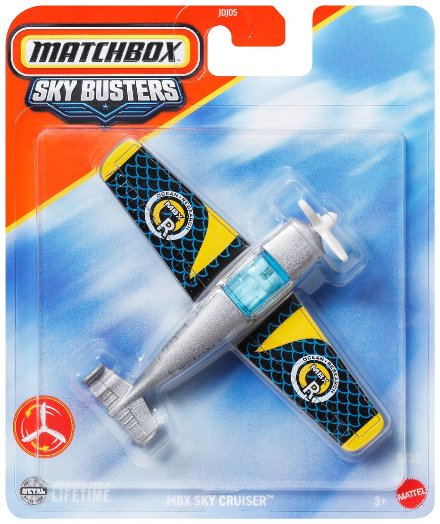 Самолет Matchbox Sky Busters - MBX Sky Cruiser серый купить,NaN