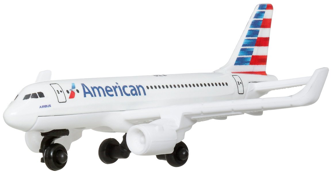 Самолет Matchbox Airbus A320neo белый