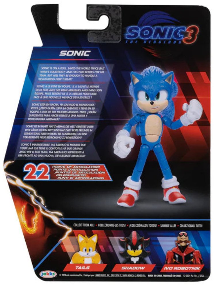 Фигурка Sonic Sonic 12.5 см 1 шт купить,NaN