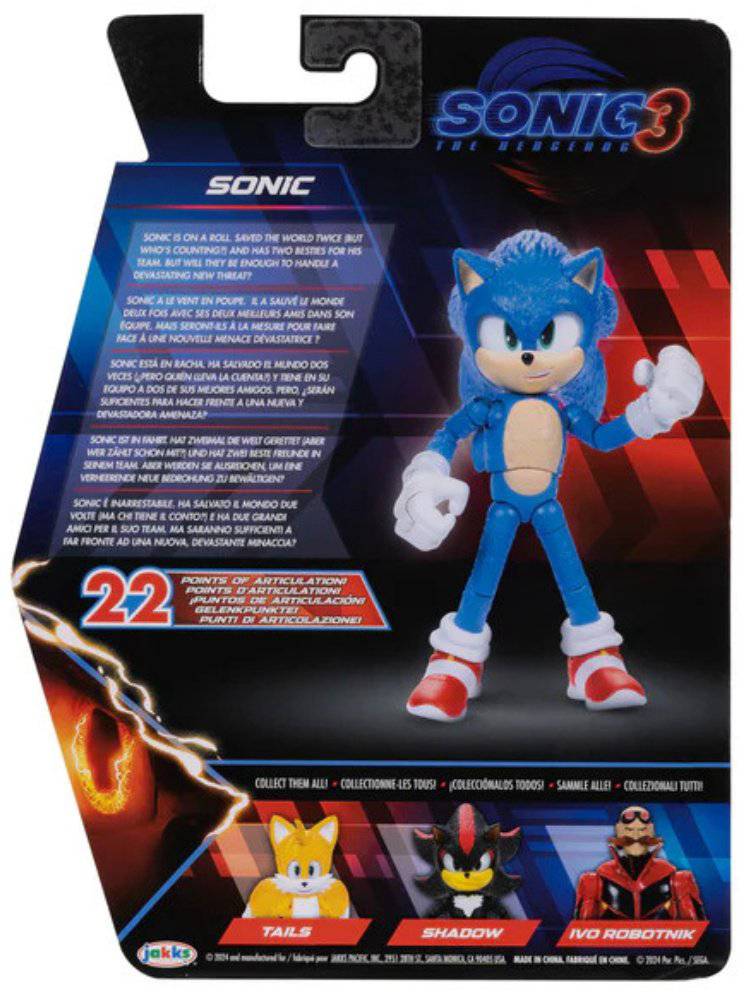Фигурка Sonic Sonic 12.5 см 1 шт купить,NaN