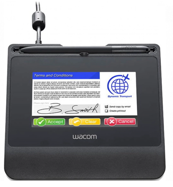 Графический планшет Wacom LCD Signature Tablet STU-540-CH2 Black