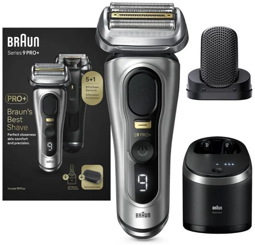 Электробритва Braun Series 9 Pro+ 9597cc черно-серебристая