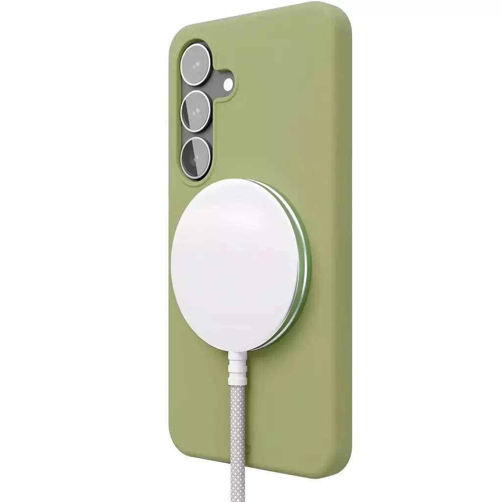 Чехол для телефона VLP Aster Case MagSafe for Samsung S25 Green
