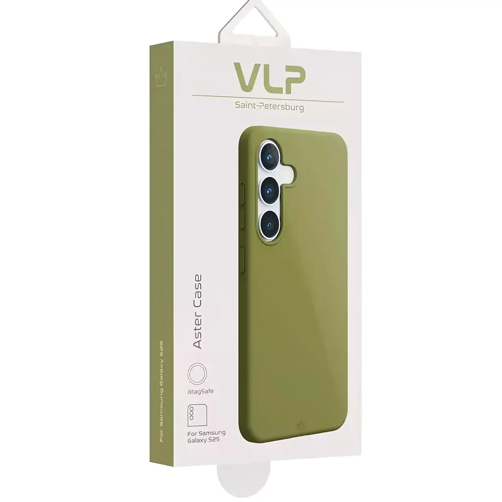 Чехол для телефона VLP Aster Case MagSafe for Samsung S25 Green