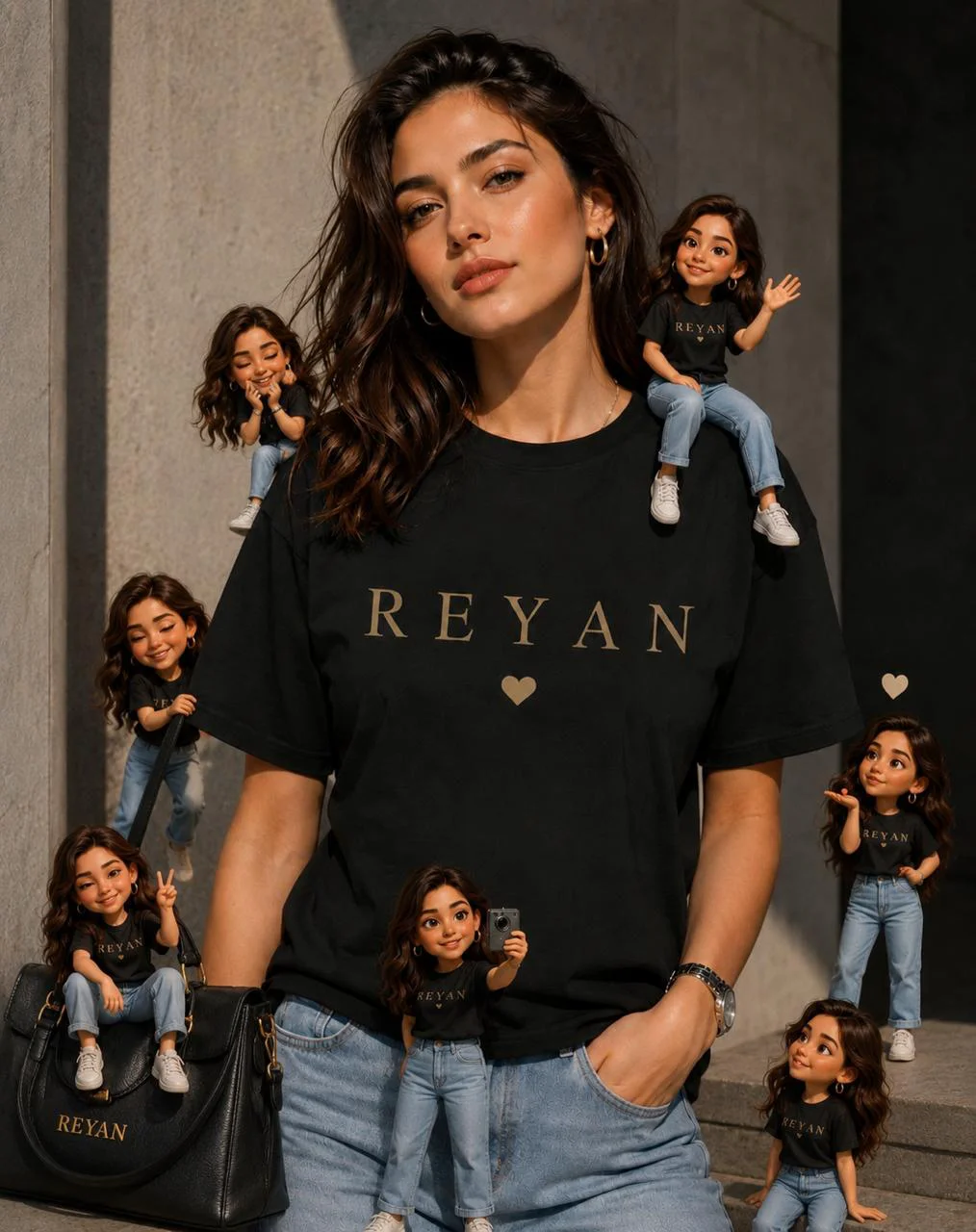 Футболка Reyan чёрная 52/54 2XL