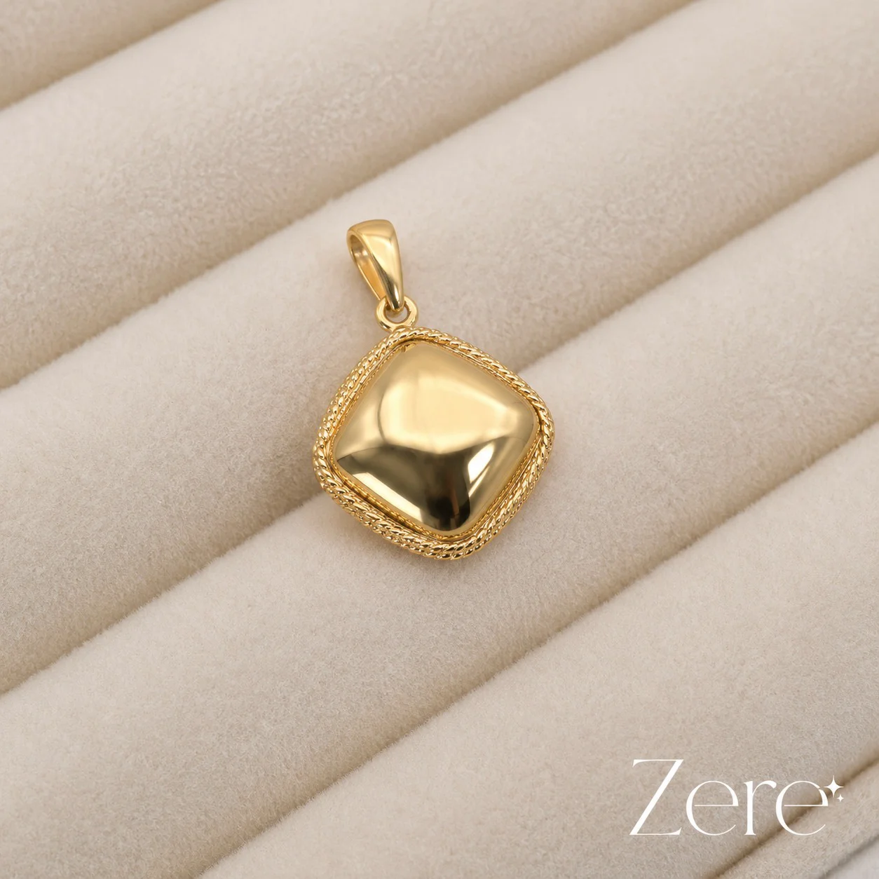 Кулон Zere ZR020648 желтое золото 1.3 см 2.19 гр