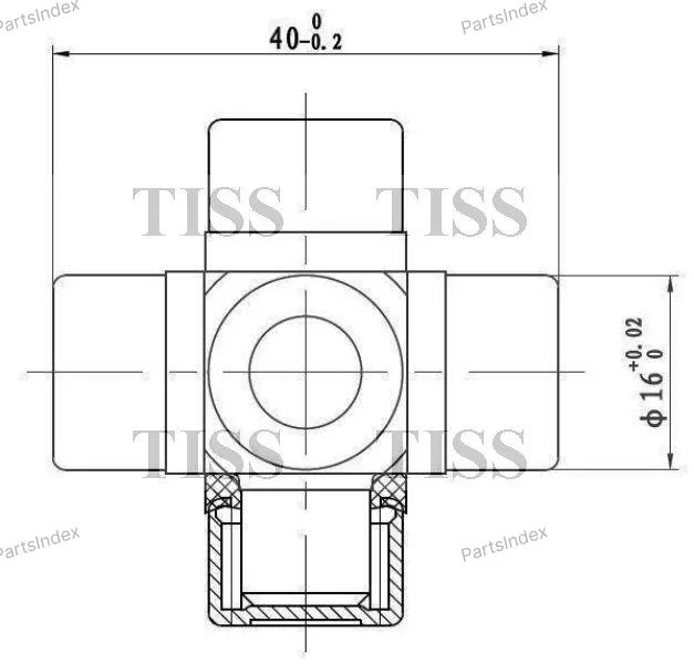 Крестовина рулевого вала Just Drive JTU0006S купить,2187