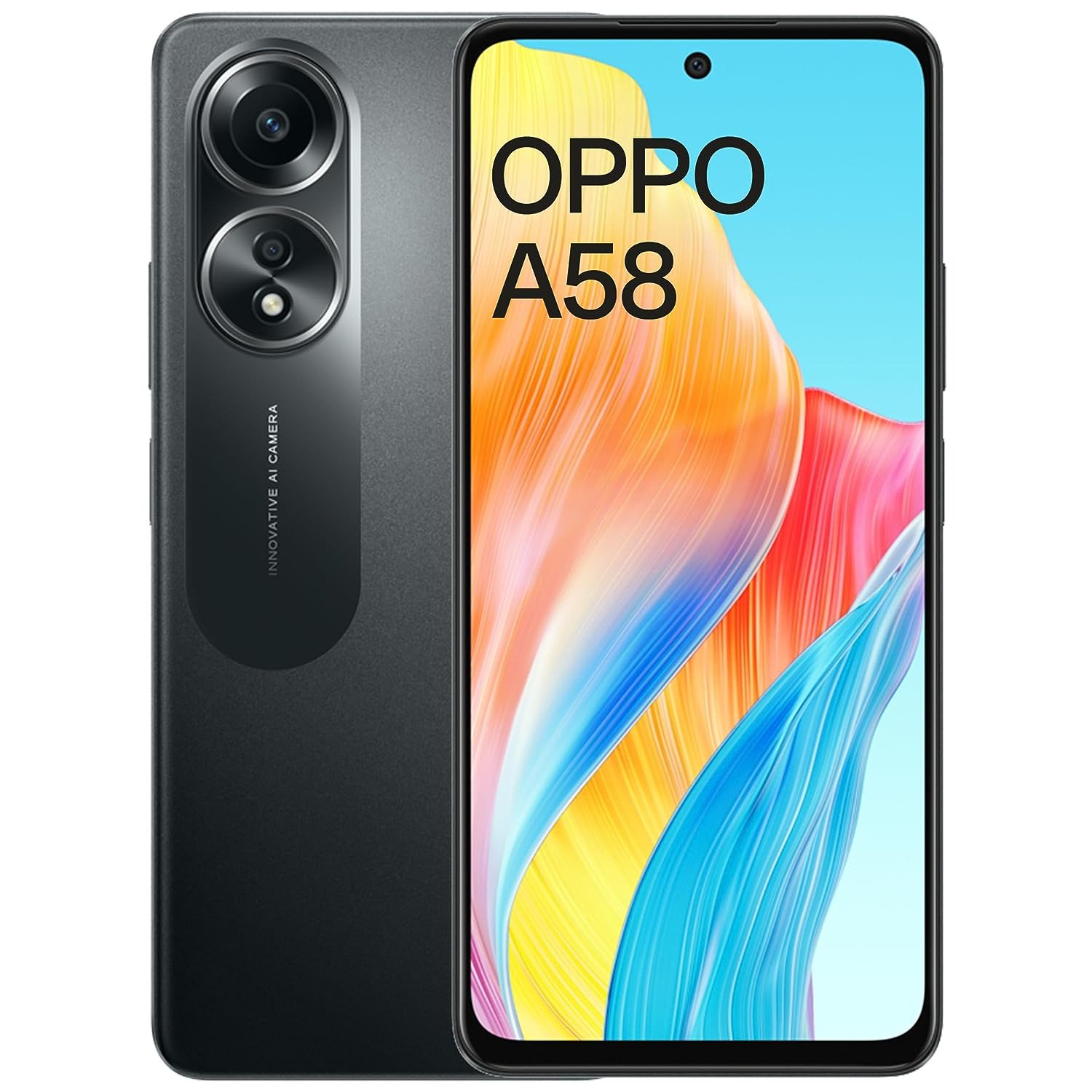 Смартфон Oppo A58 8/128GB Black купить,NaN