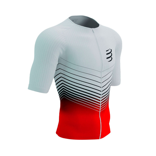 Футболка Compressport Tri postural AM00178B бело-красная M купить,NaN