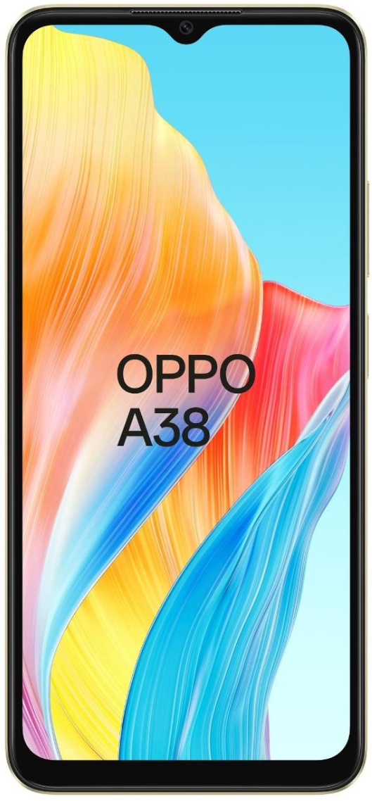 Смартфон Oppo A38 4/128GB Glowing Gold купить,0