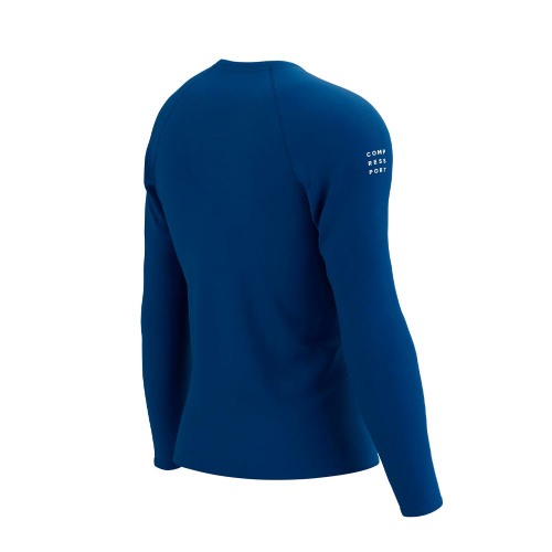Футболка Compressport Training LS TSTN-LS синяя XL купить,NaN