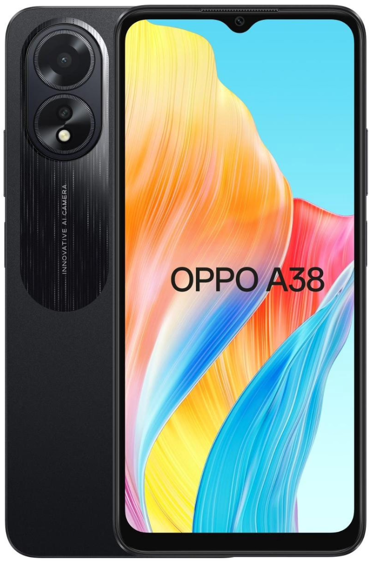 Смартфон Oppo A38 4/128GB Glowing Black купить,NaN