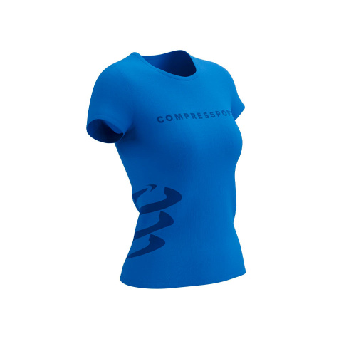 Футболка Compressport Logo AW00138B синяя L купить,NaN