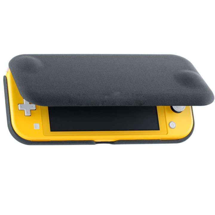 Чехол с крышкой и защитной пленкой Nintendo Switch Lite черный