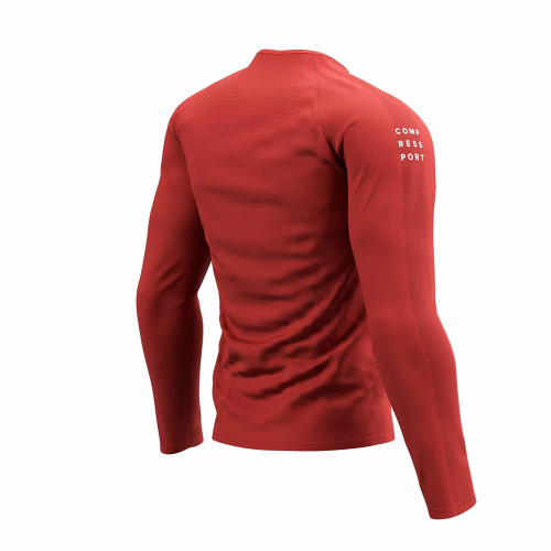 Футболка Compressport Training LS TSTN-LS красная S купить,NaN