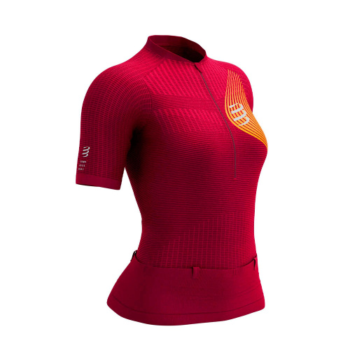 Футболка Compressport Postural AW00134B красная L купить,NaN