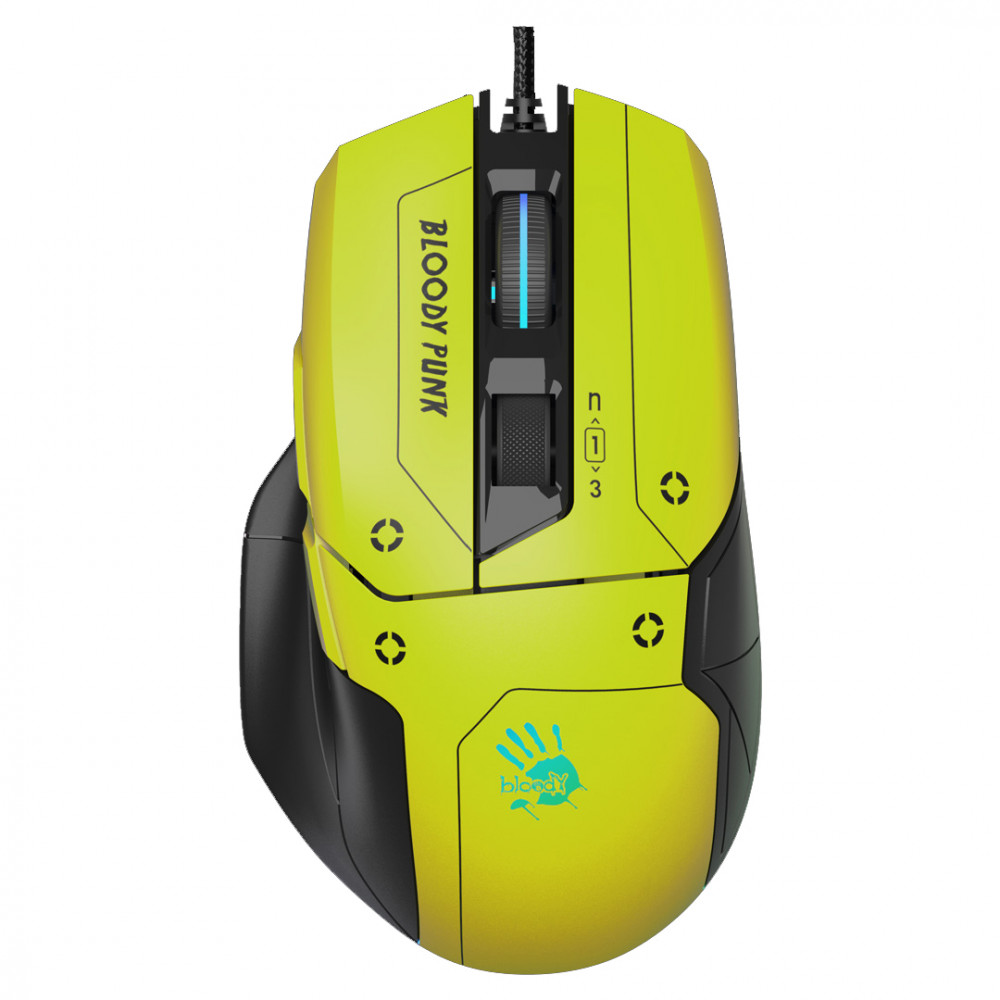 Мышь A4Tech Bloody W70 Max Punk Yellow 