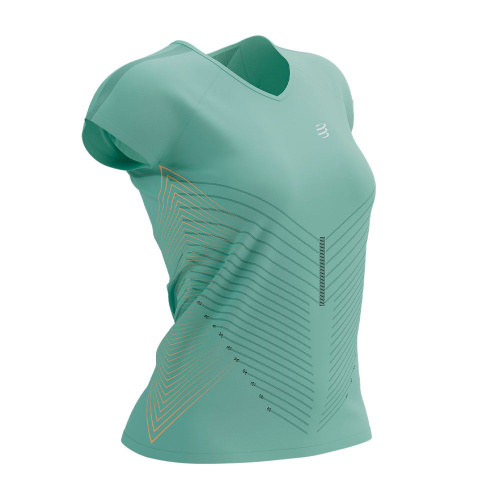 Футболка Compressport Performance SS Tshirt W AW00094B зеленая S купить,NaN