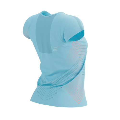 Футболка Compressport Performance SS Tshirt W AW00094B голубая L купить,NaN