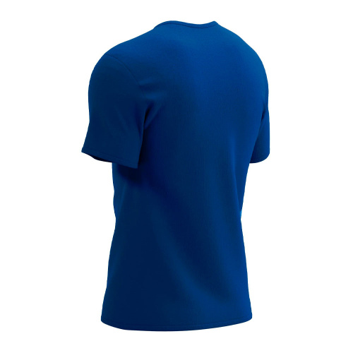 Футболка Compressport Logo синяя S купить,NaN