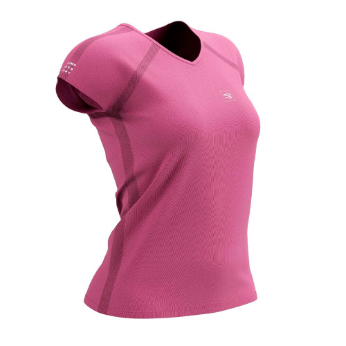 Футболка Compressport Training SS Tshirt розовая S купить,NaN