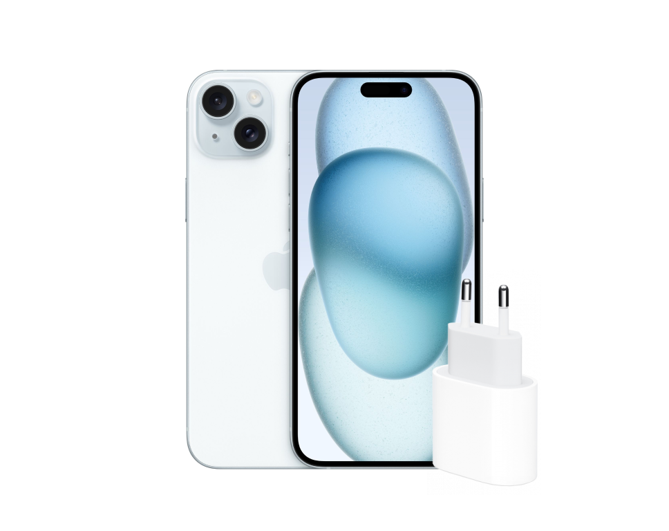 Смартфон Apple iPhone 15 512GB Blue + адаптер Apple 20W USB-C купить,NaN