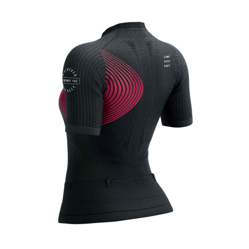 Футболка Compressport Postural AW00134B черная S купить,NaN