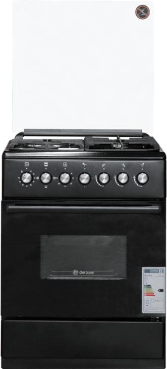 Плита De Luxe 606031.00ГЭ 003 черная