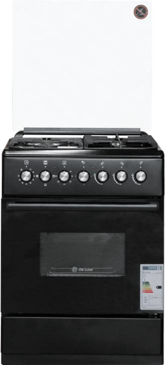 Плита De Luxe 606031.00ГЭ 003 черная купить,NaN
