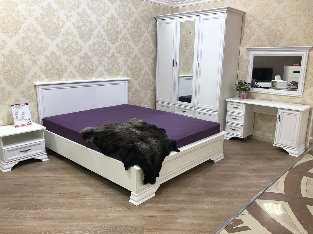 Спальный гарнитур Гербор Кентуки белый купить,NaN