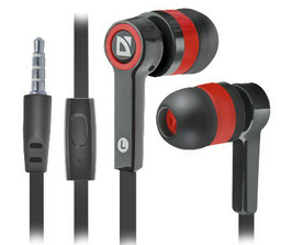 Наушники Defender Pulse 420 черно-красные