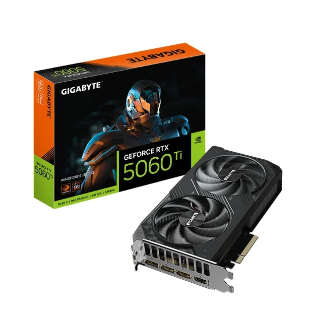 Видеокарта Gigabyte GeForce RTX 5060 Ti Windforce OC GV-N506TWF2OC-16GD 16GB - ForteMarket Видеокарта Gigabyte GeForce RTX 5060 Ti Windforce OC GV-N506TWF2OC-16GD 16GB купить,NaN