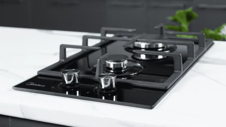 Газовая варочная поверхность Midea MG3260GB черная