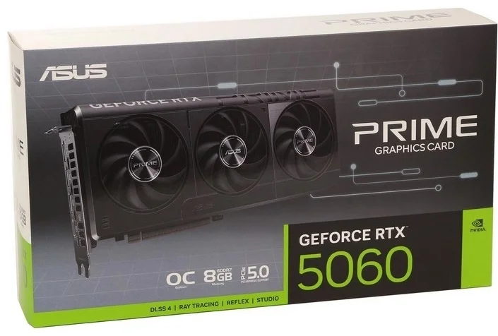 Видеокарта Asus RTX 5060 Prime OC Edition PRIME-RTX5060-O8G 8G