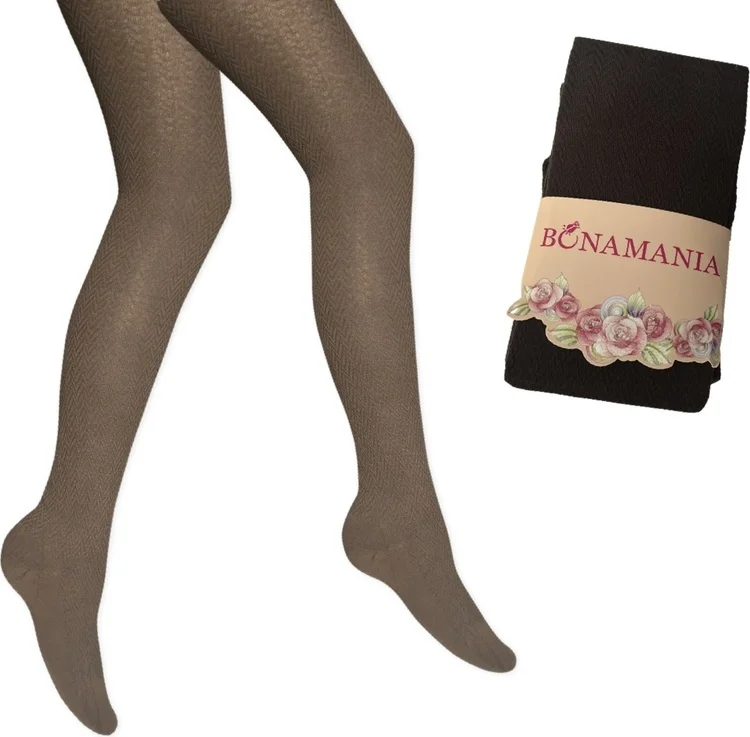Колготки Bonamania 6923413857365 коричневые XS 40-42р