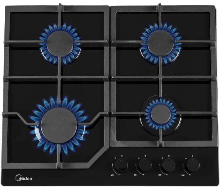 Газовая варочная поверхность Midea MG6084BGB черная