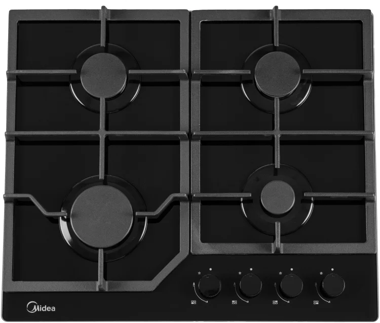 Газовая варочная поверхность Midea MG6084BGB черная