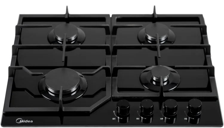 Газовая варочная поверхность Midea MG6084BGB черная