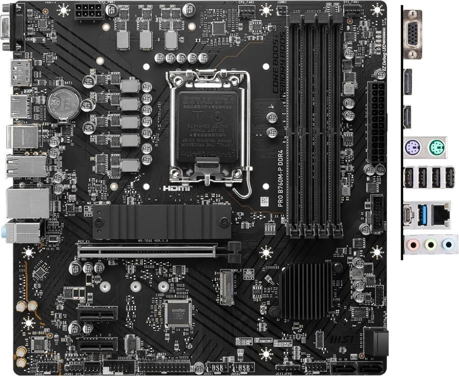 Материнская плата MSI Pro B760M-P DDR4