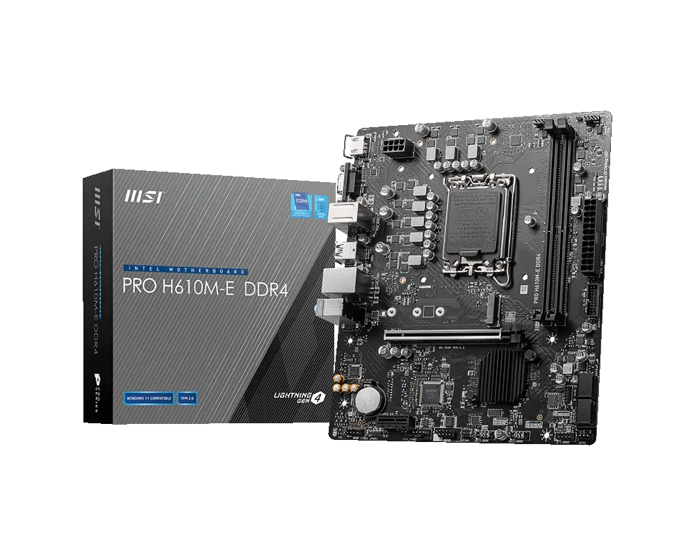 Материнская плата MSI Pro H610M-E DDR4