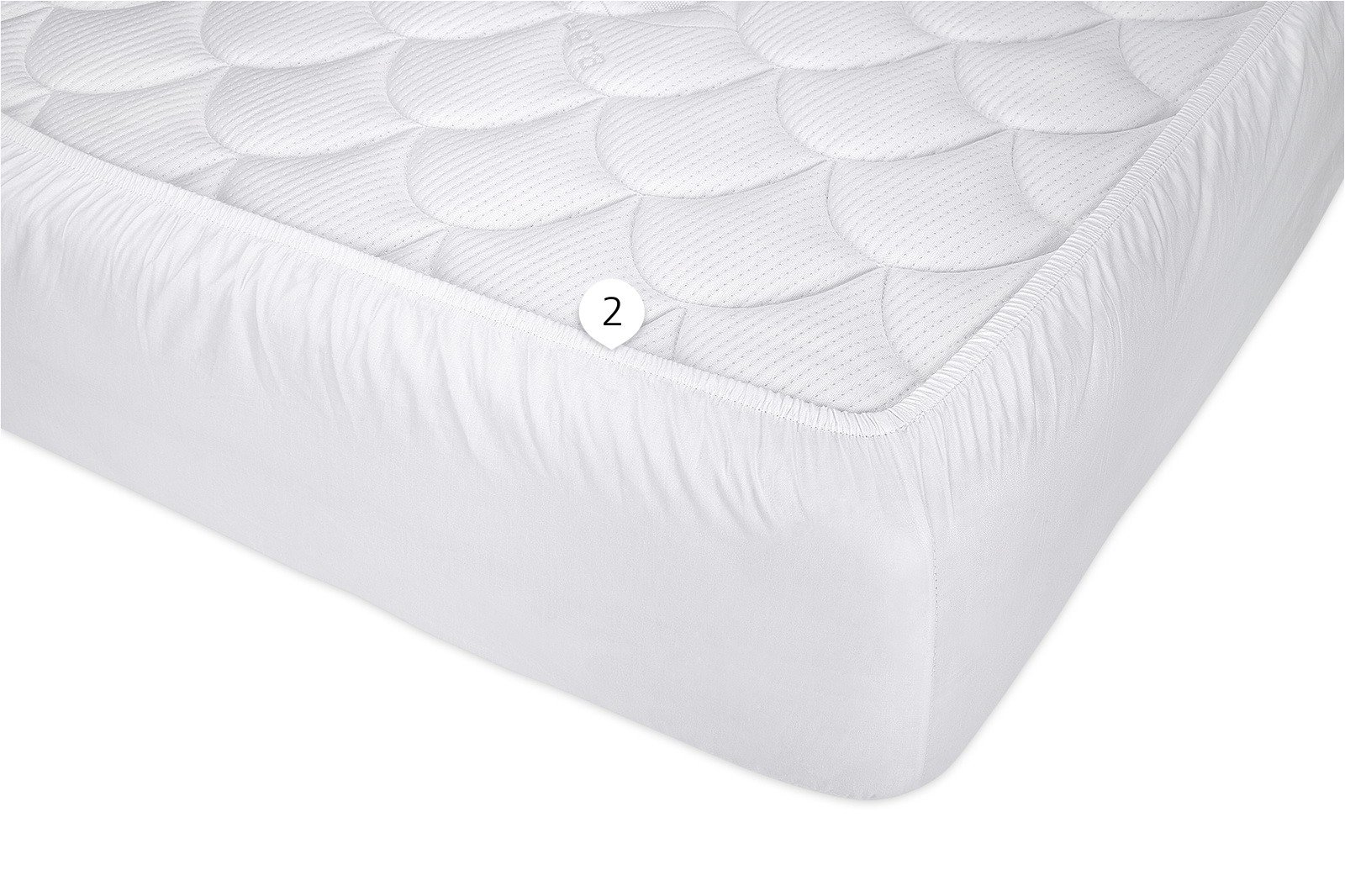 Наматрасник Vegas Stressfree L1 120*200 белый - ForteMarket Наматрасник Vegas Stressfree L1 120*200 белый купить,0