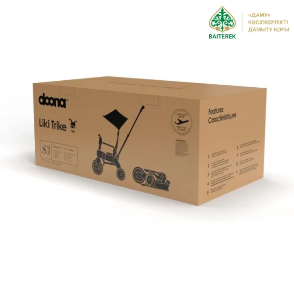 Трёхколёсный велосипед Doona Liki Trike S3 Графит купить,NaN