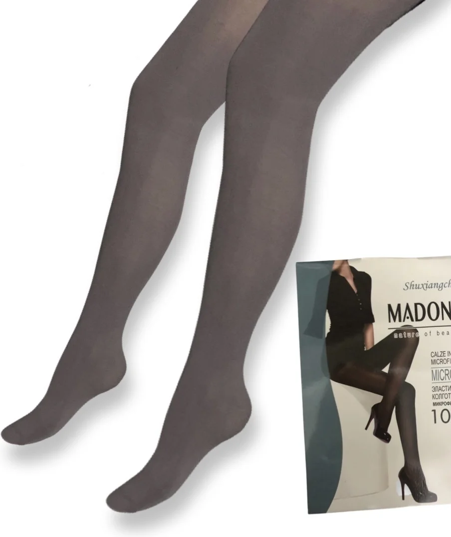 Колготки Madonna 6958225607778 серые 40-44 6шт