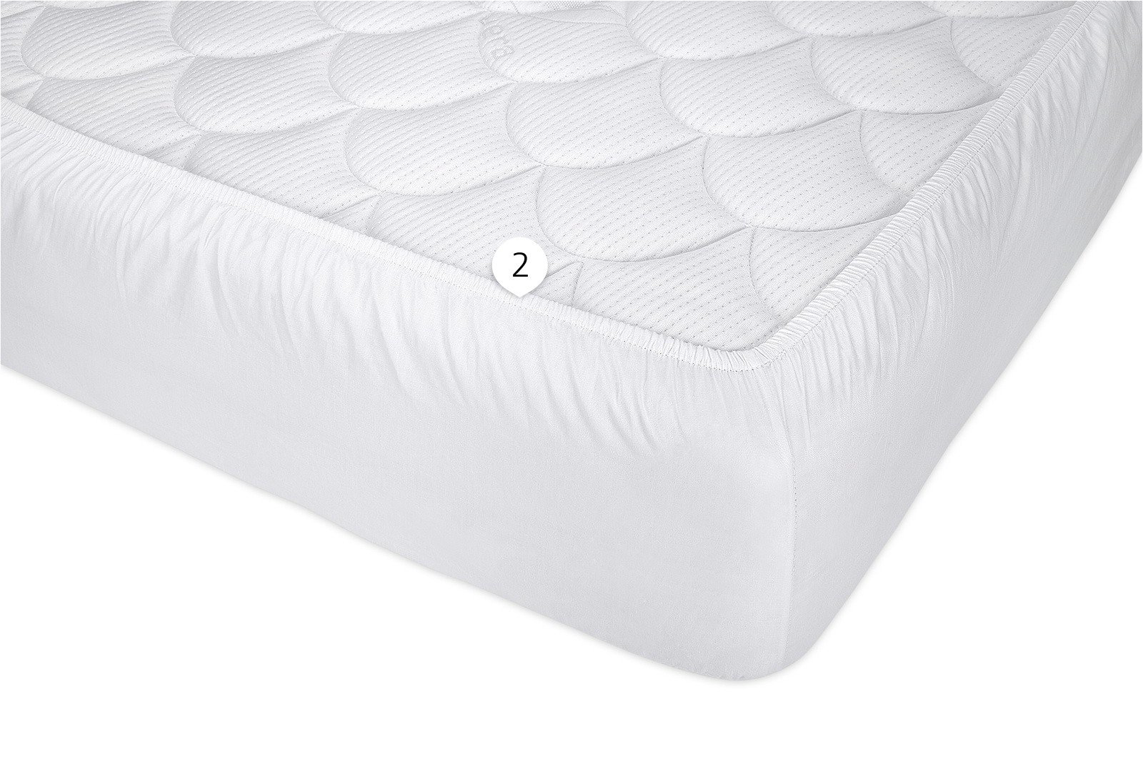 Наматрасник Vegas Stressfree L1 160*200 белый